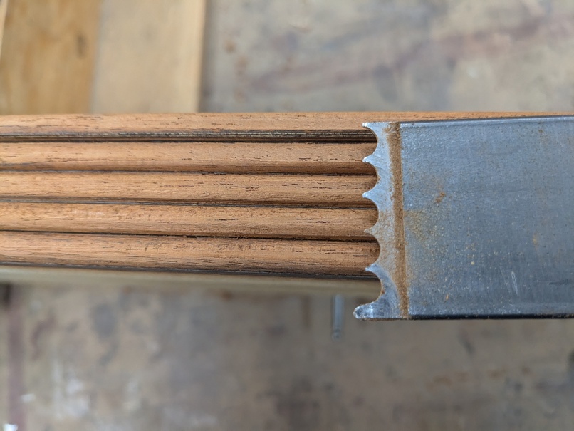 Profiling a bead moulding